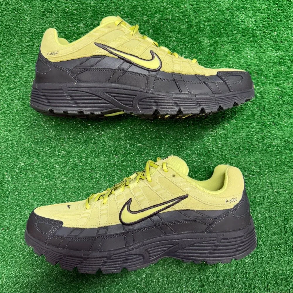 Nike P-6000 Premium Limelight Dark Smoke Grey Mens IF0668-300 VNDS Sz 10.5 - Picture 4 of 7